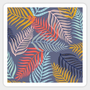 Palm leaf pattern Sticker